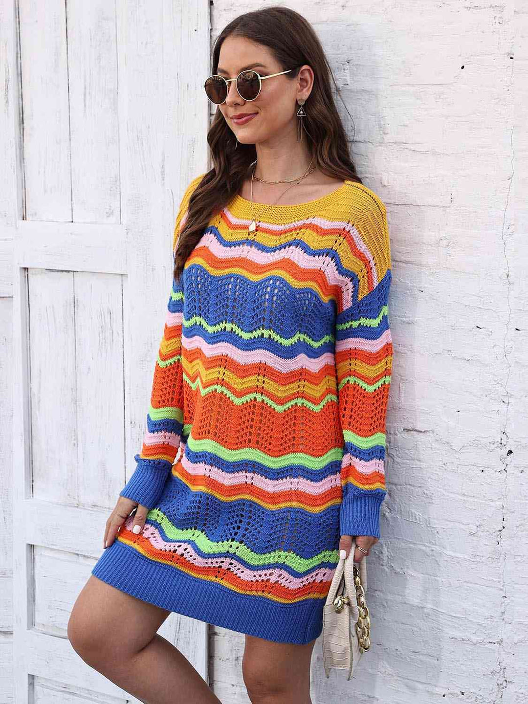 Stilla | Rund Hals Sweater Kjole
