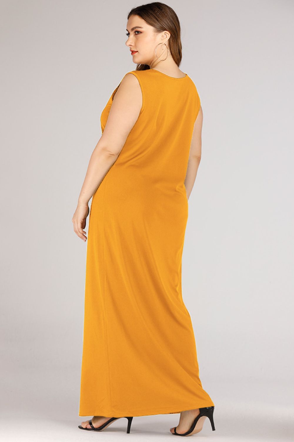 Stilla | Størrelse Scoop Neck Maxi Tankkjole