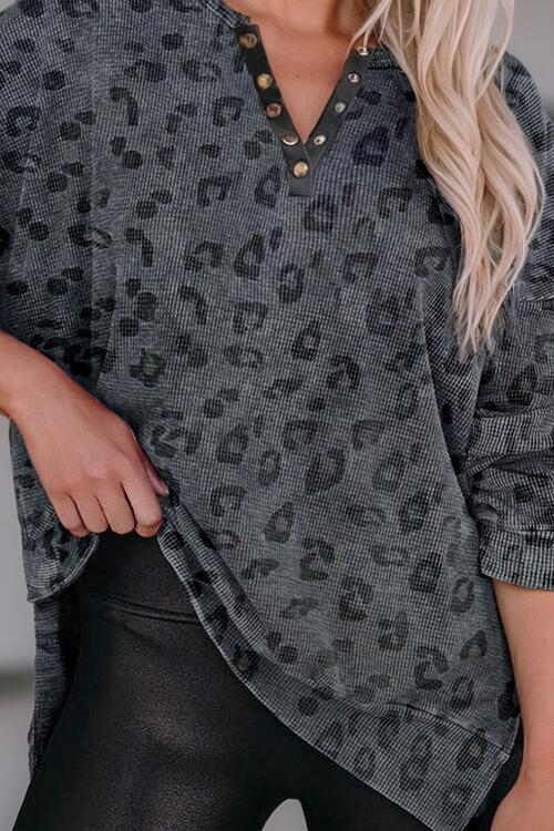 Stilla | Halv Snap Slits Sweatshirt