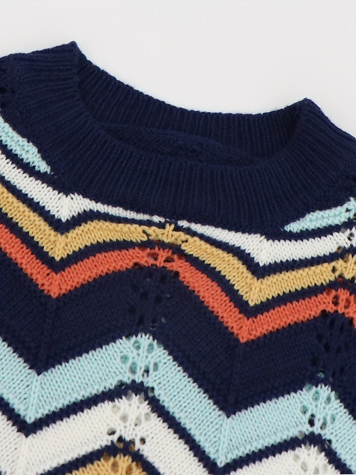 Stilla | Pullover med lineær design