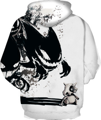 Unisex Hættepullover med unikt grafiskelement Stilla