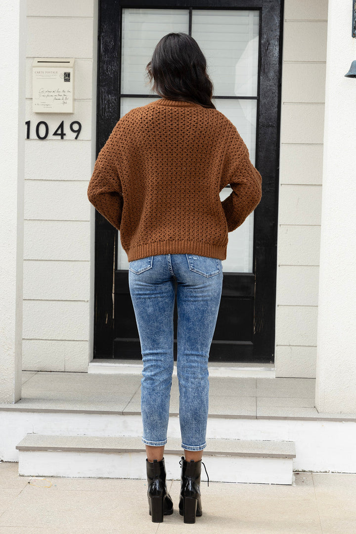 Stilla | V Hals Langærmet Sweater