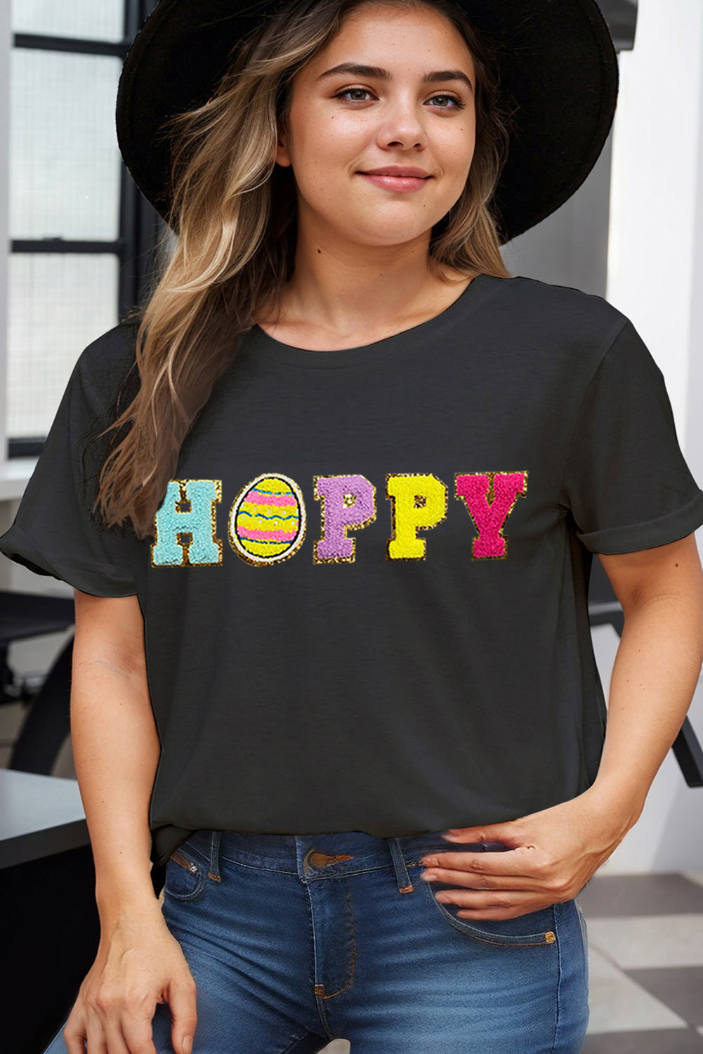 Stilla | Plus Size Rund Hals Kort Ærme T-Shirt