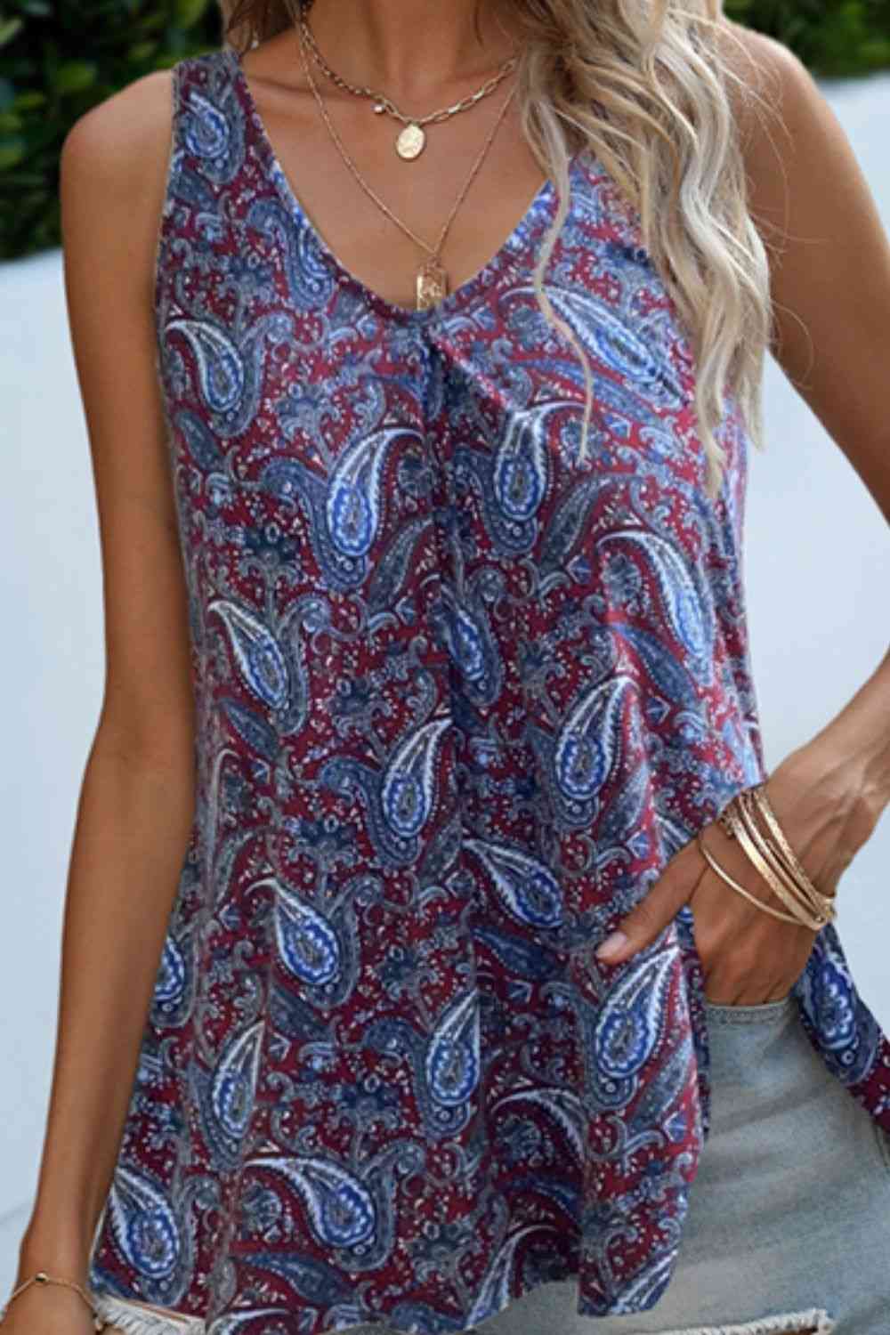 Stilla | Slid Scoop Neck Tank