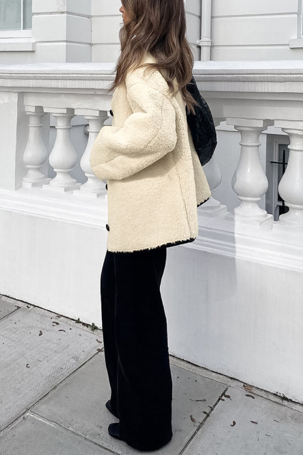 Stilla | Patchwork Rundhalset Varm Loose Jakke