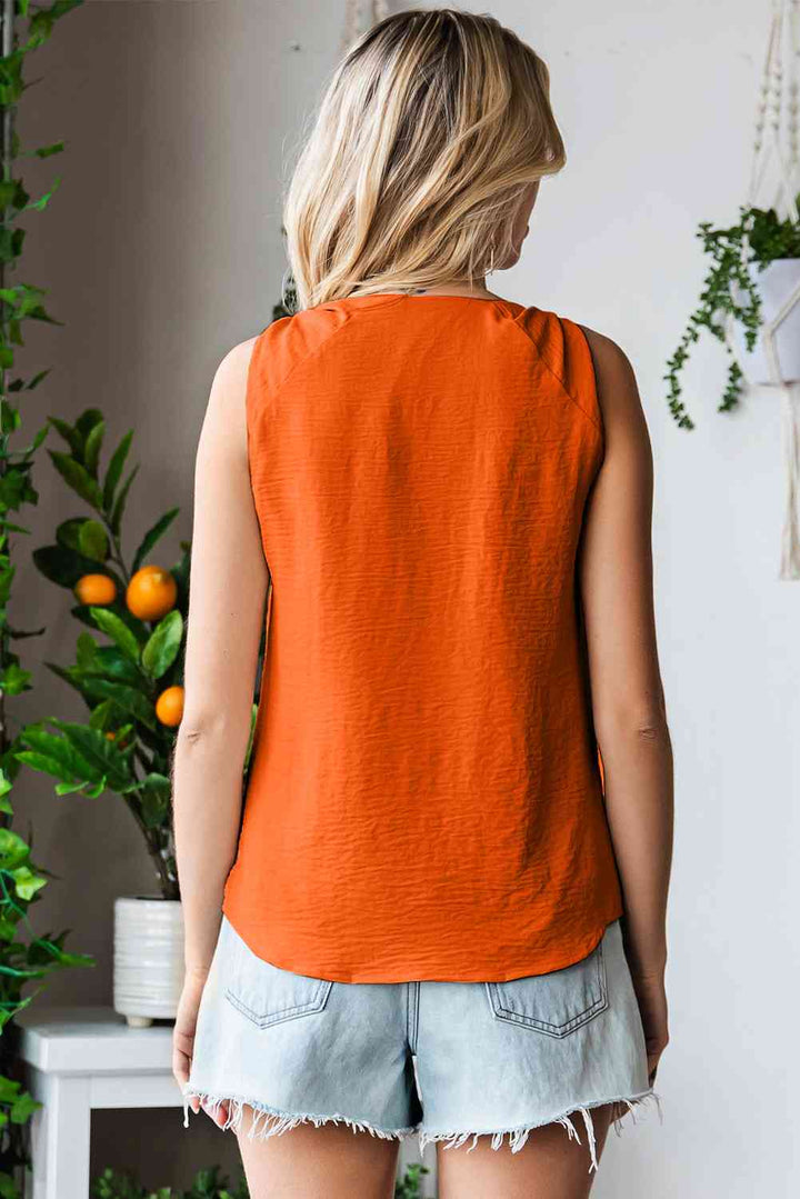 Stilla | Knote Detalje V-hals Tank