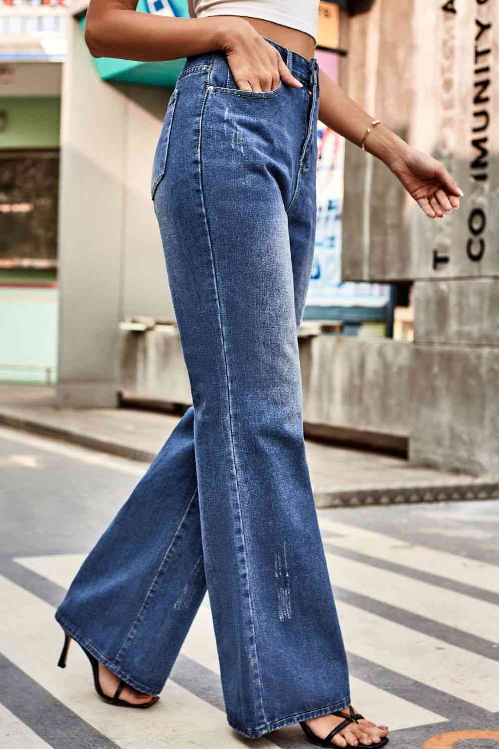 Stilla | Løs Pasform Jeans Med Lommer