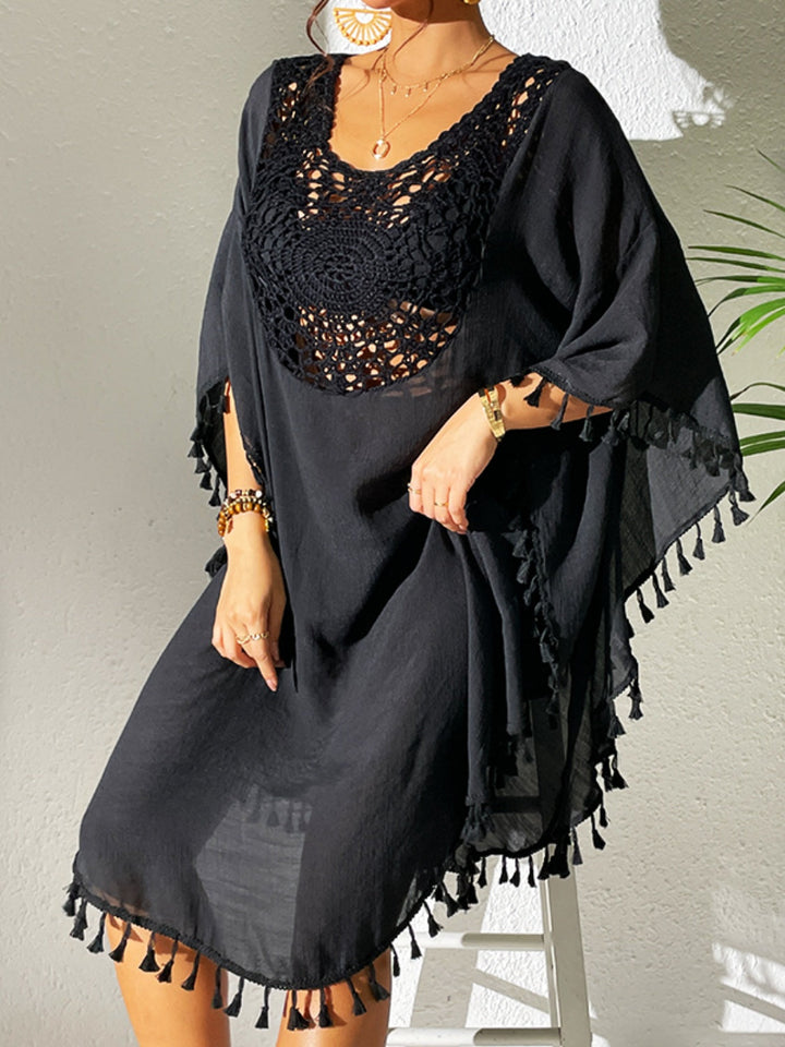 Stilla | Cutout Scoop Neck Cover-up Kjole