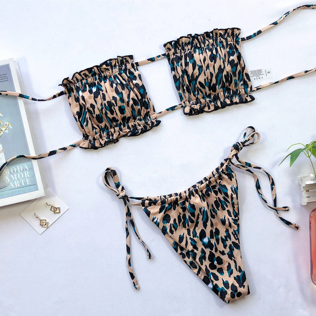 Stilla | Trim Ruched Bikini Sæt