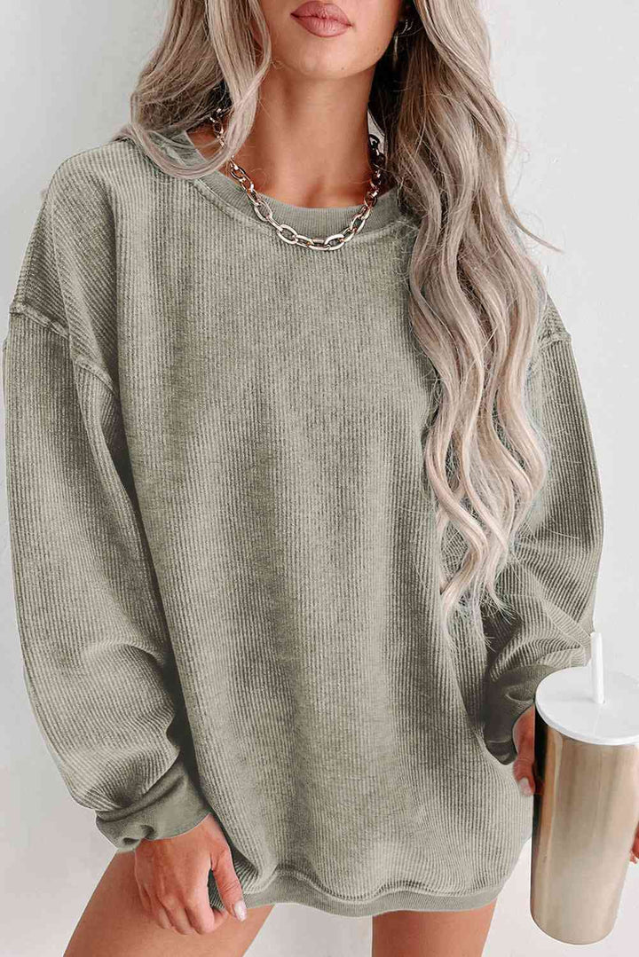 Stilla | Nakke Droppet Skulder Sweatshirt