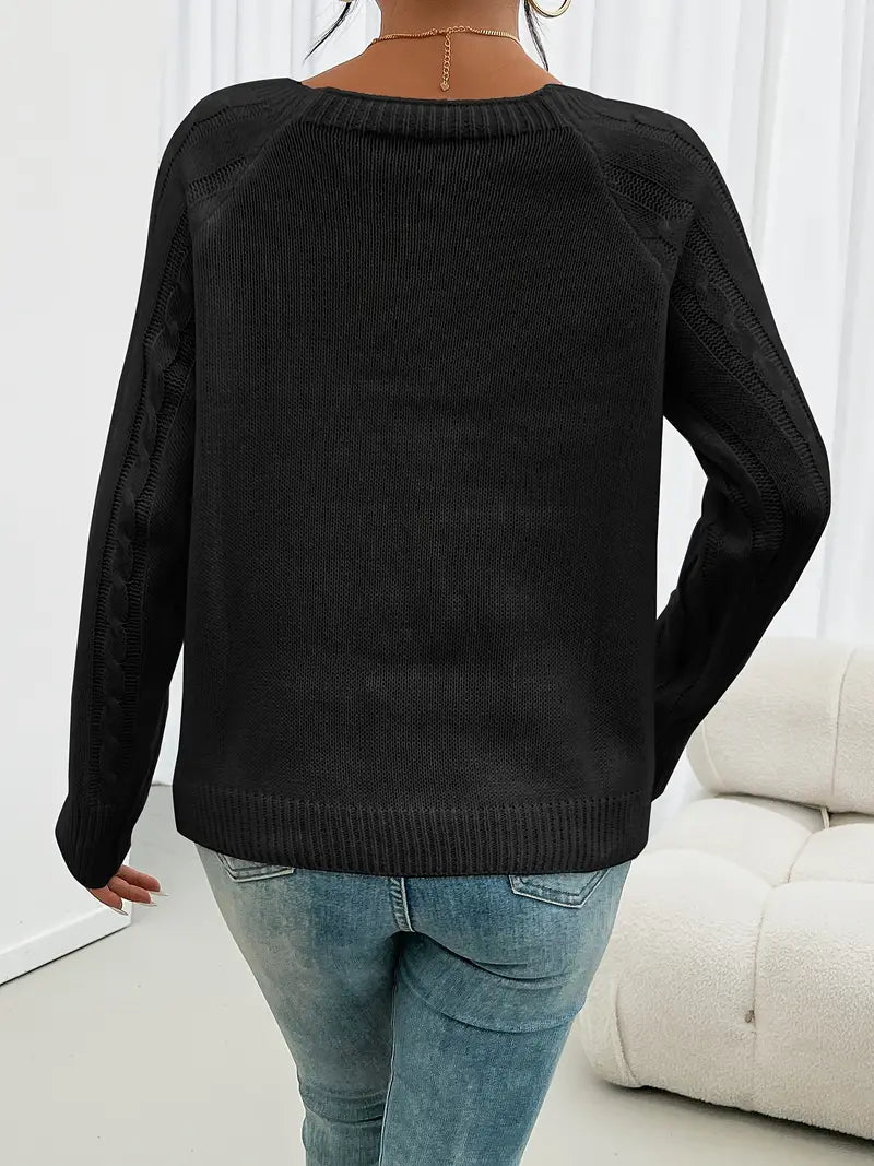 Stilla | Behagelig Casual Pullover Med Knap