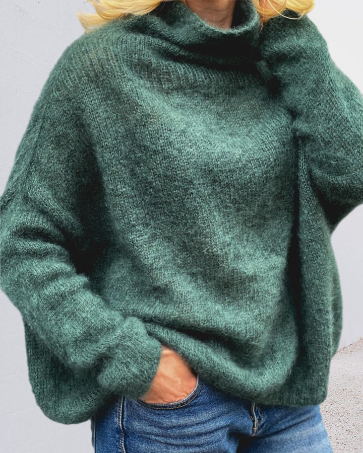 Stilla | Høj Hals Farve Sweater