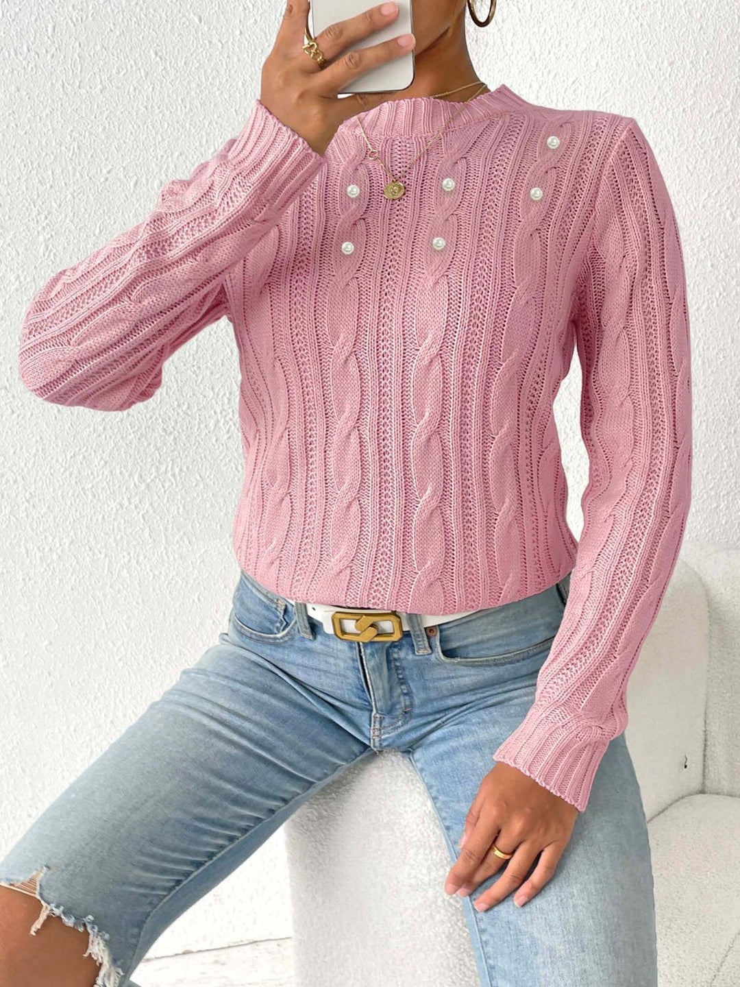 Stilla | Eksklusiv pullover med fletninger