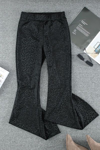Stilla | Høj talje bootcut bukser