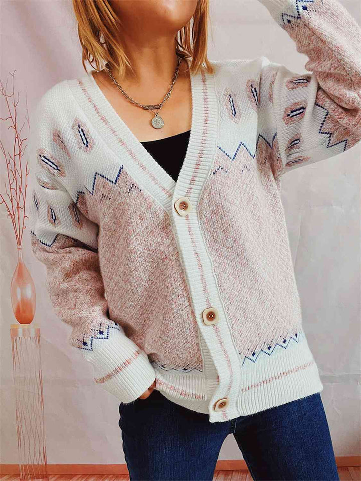 Stilla | Knappe Front Langærmet Cardigan