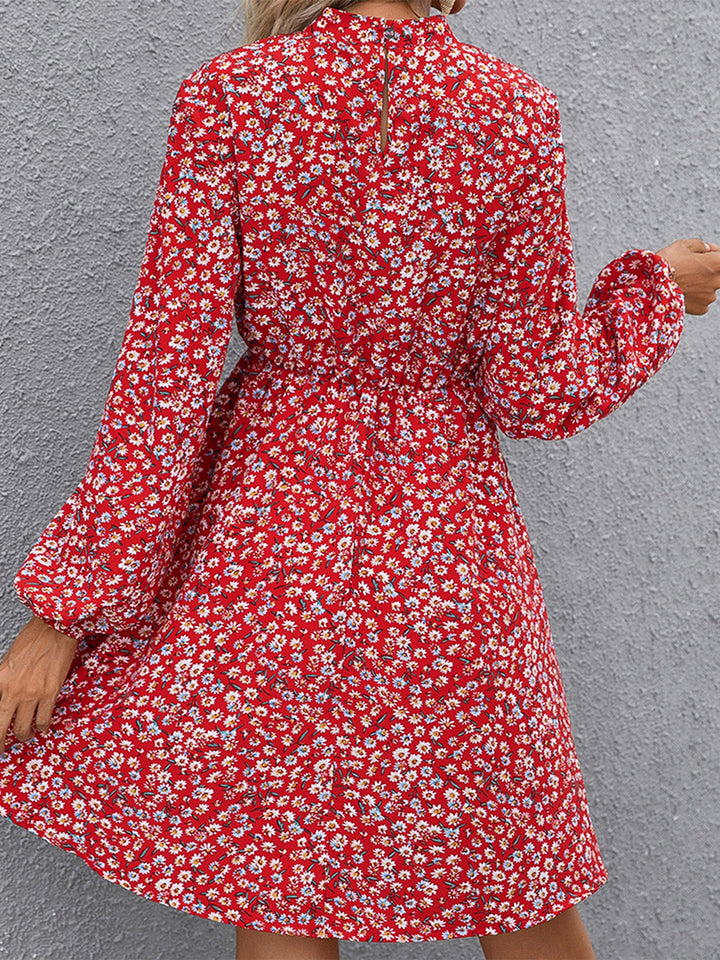 Stilla | Mock Neck Langærmet Kjole