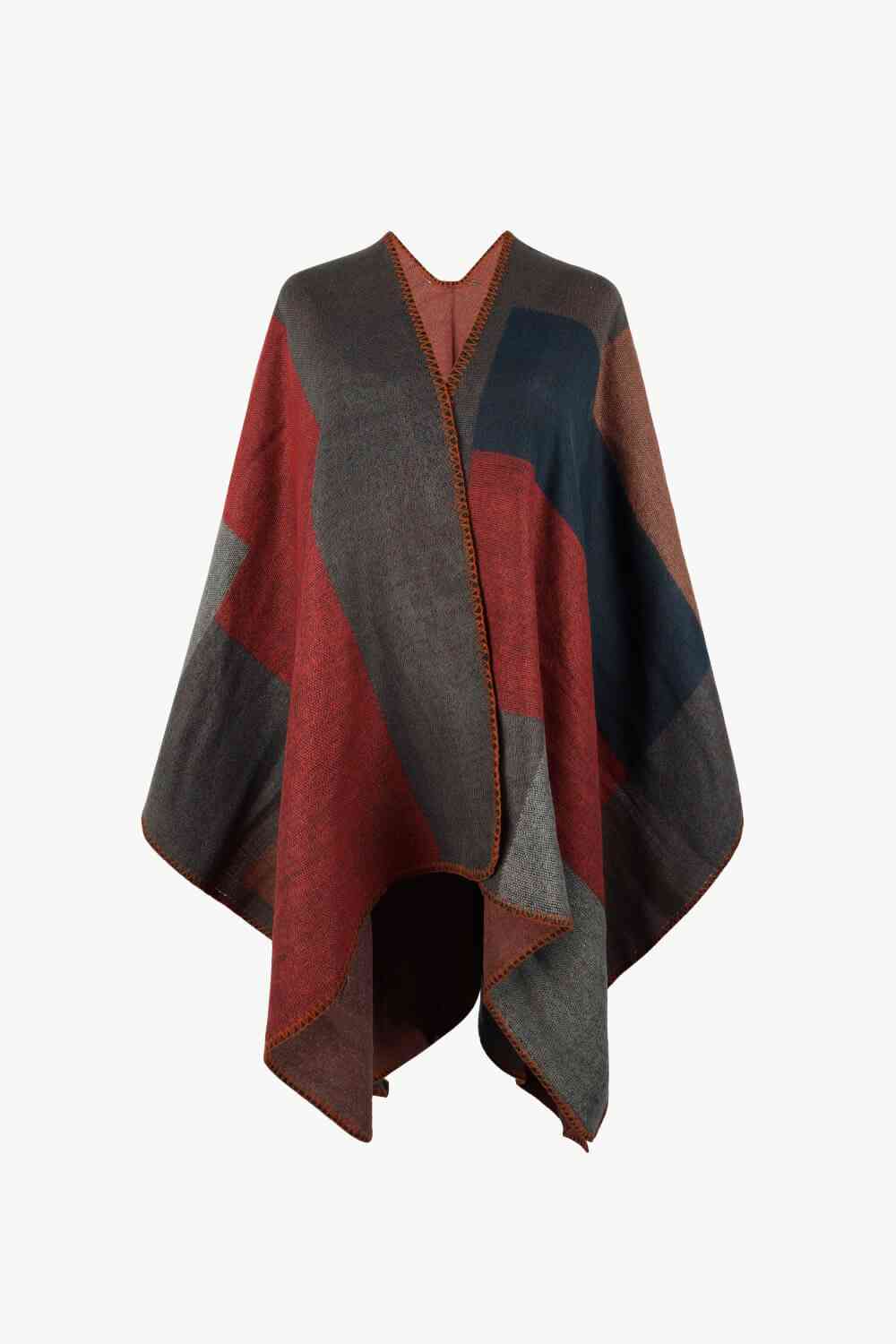 Stilla | Block Åben Front Poncho