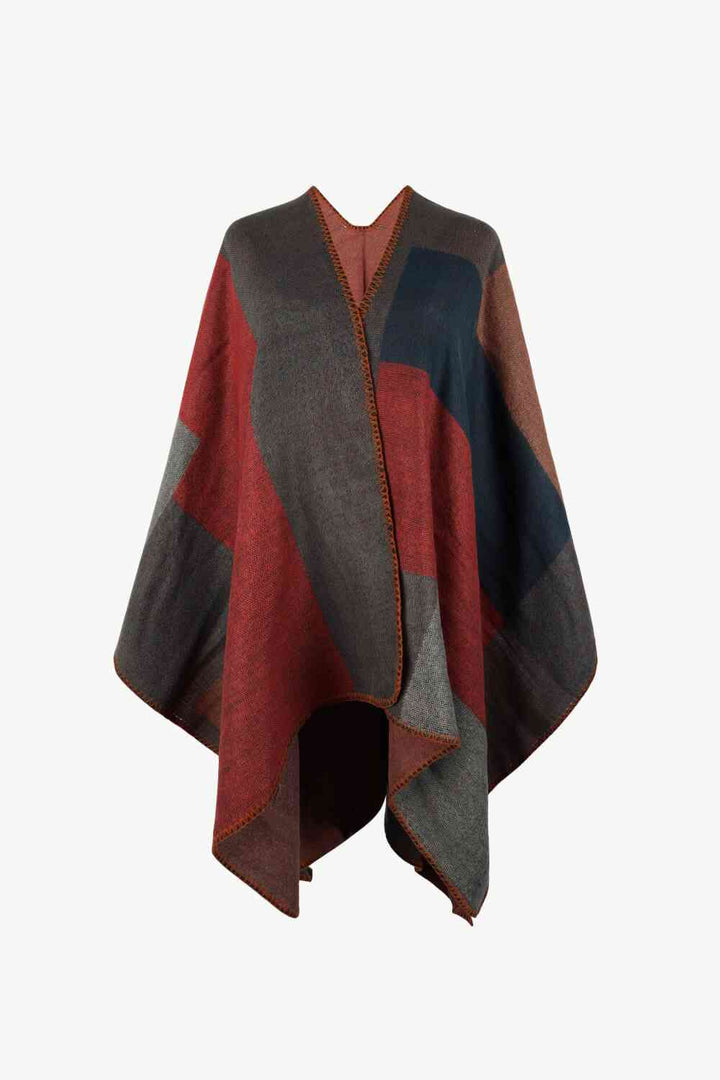 Stilla | Block Åben Front Poncho