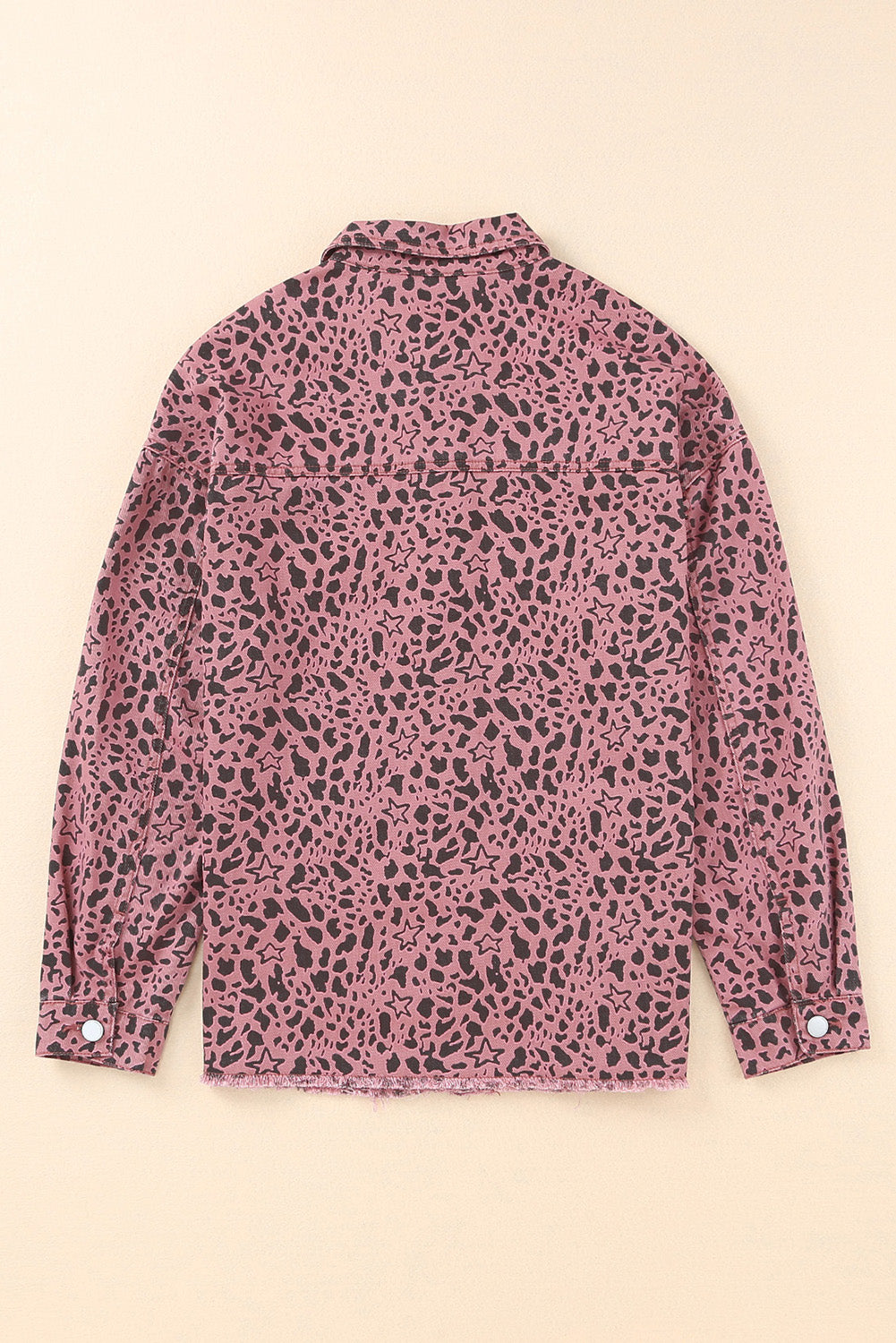 Stilla | Raw Hem Knapper Op Denim Jakke