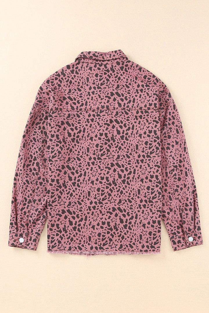 Stilla | Raw Hem Knapper Op Denim Jakke