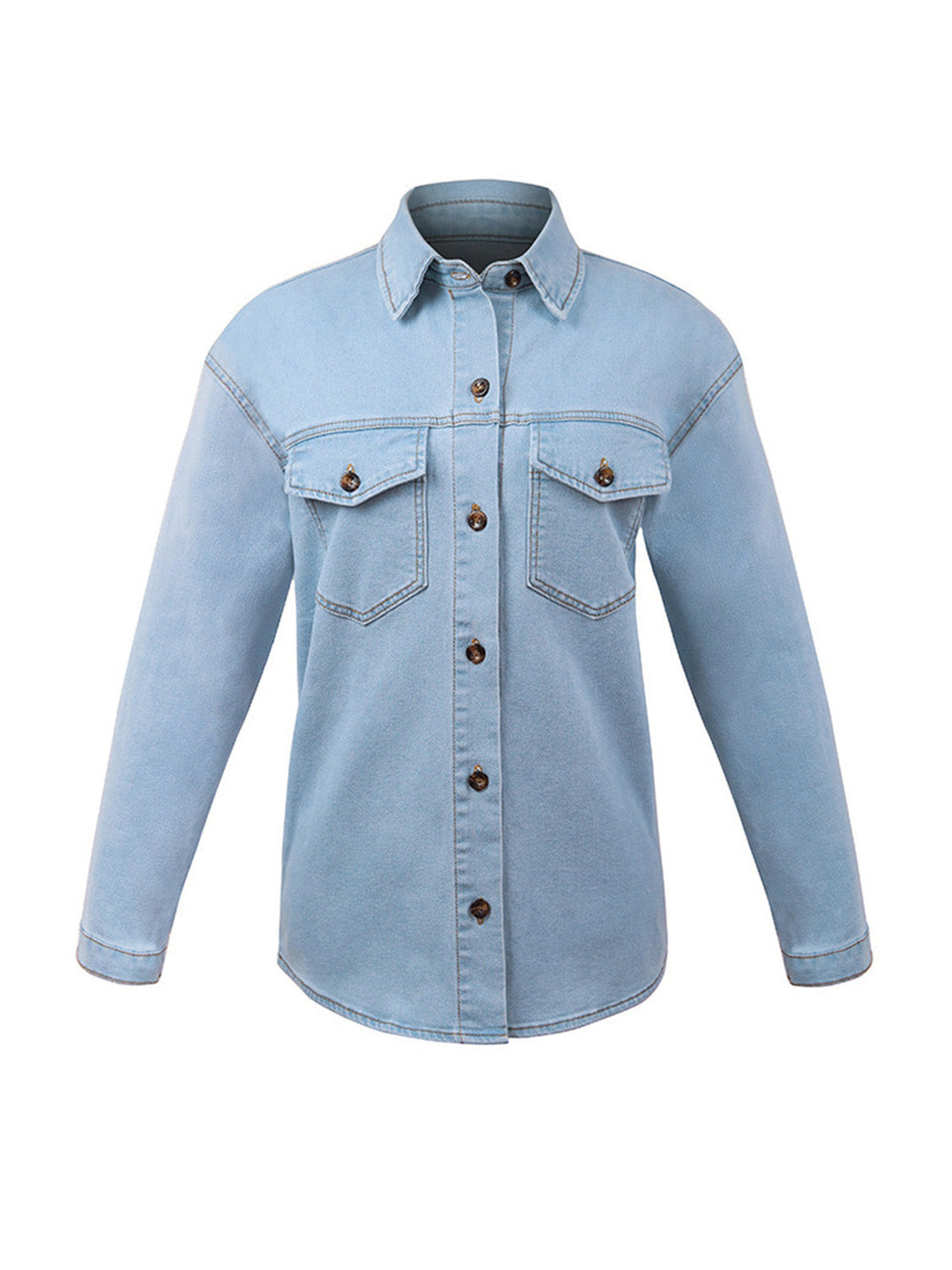 Stilla | Up Pocketed Denim Jakke