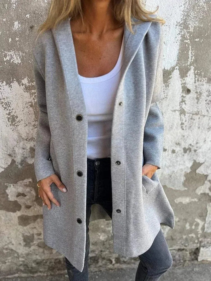 Skovae | Casual Enkeltstående Cardigan med Hætte