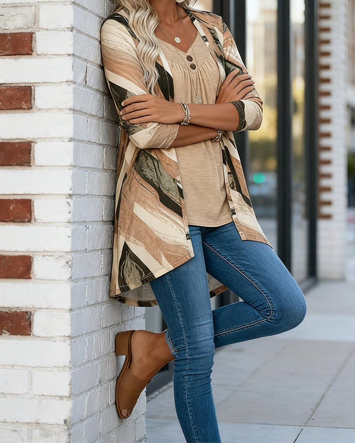 Stilla | Overdel med patchwork print