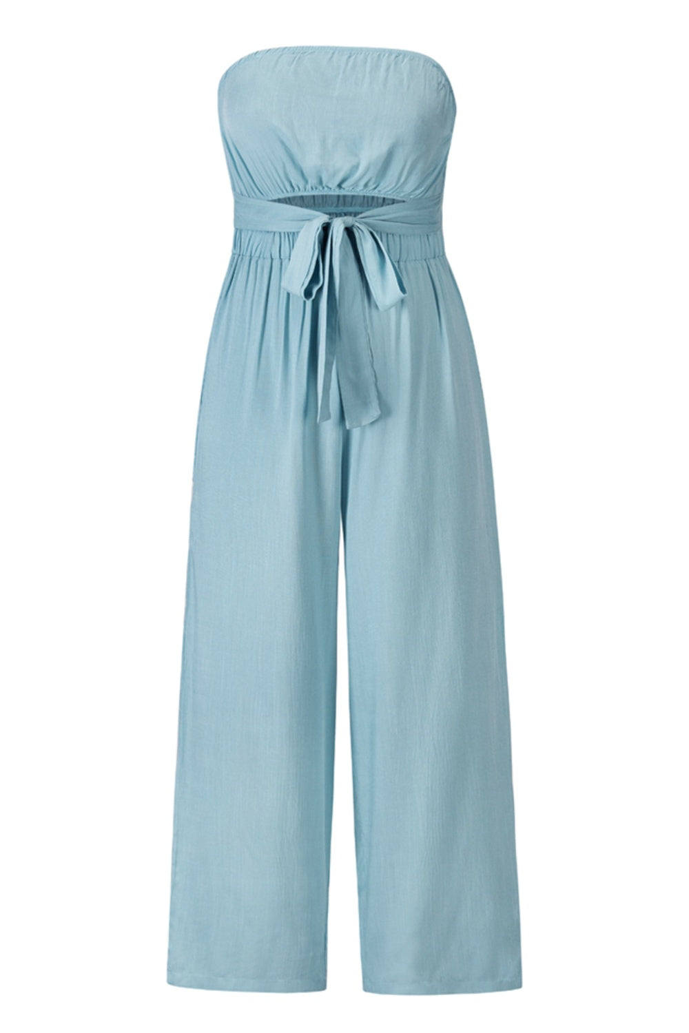 Stilla | Cutout Tube Wide Leg Jumpsuit