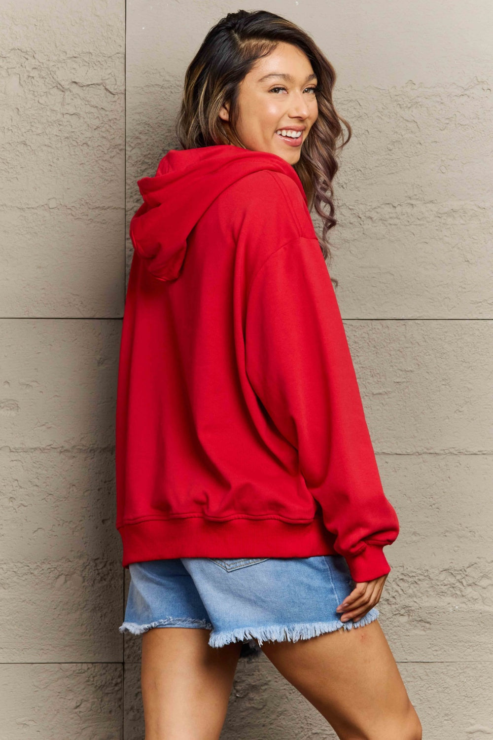 Stilla | Plus Size Zip Up Langærmet Hættetrøje