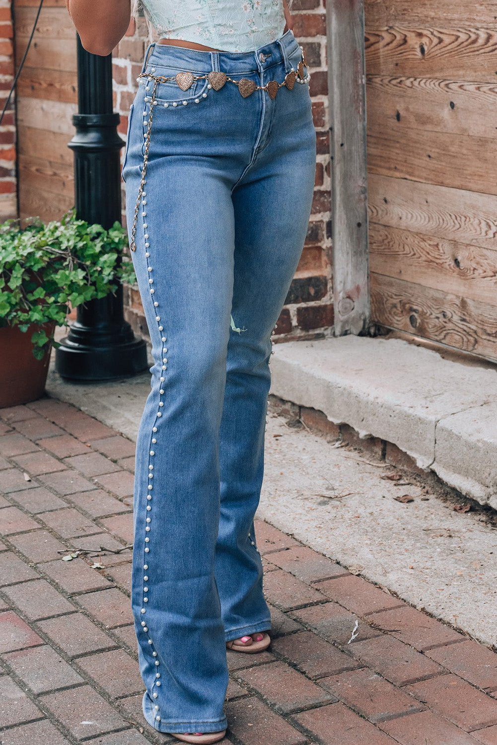 Stilla | Trim High Waist Bootcut Jeans