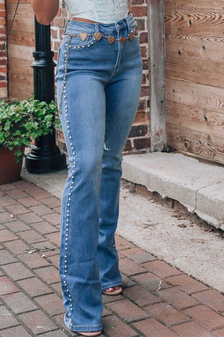 Stilla | Trim High Waist Bootcut Jeans