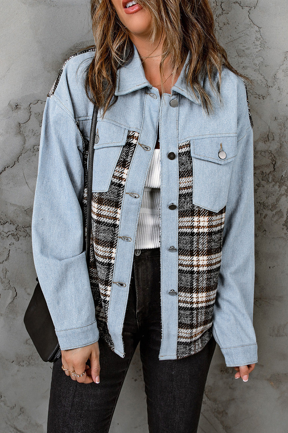 Stilla | Pocketed Button Up Denim Jakke