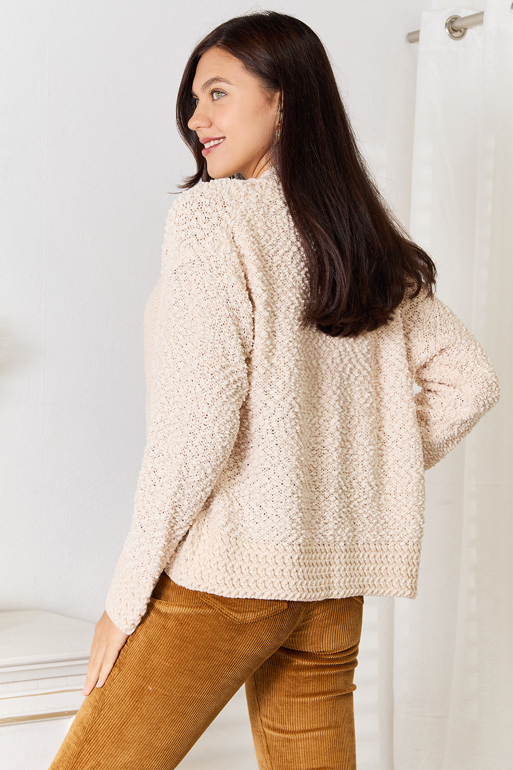Stilla | Tag Åben Front Langærmet Cardigan