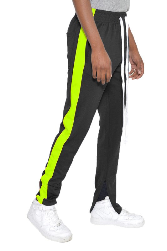 Stilla | Stripe Ankel Lynlås Track Pants