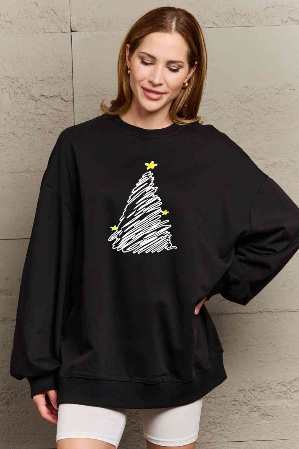 Stilla | Love Full Size Graphic Sweatshirt