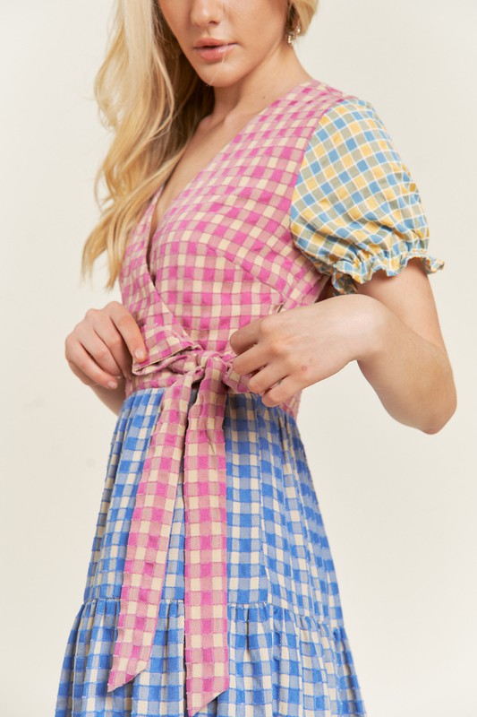 Stilla | Gingham Kjole