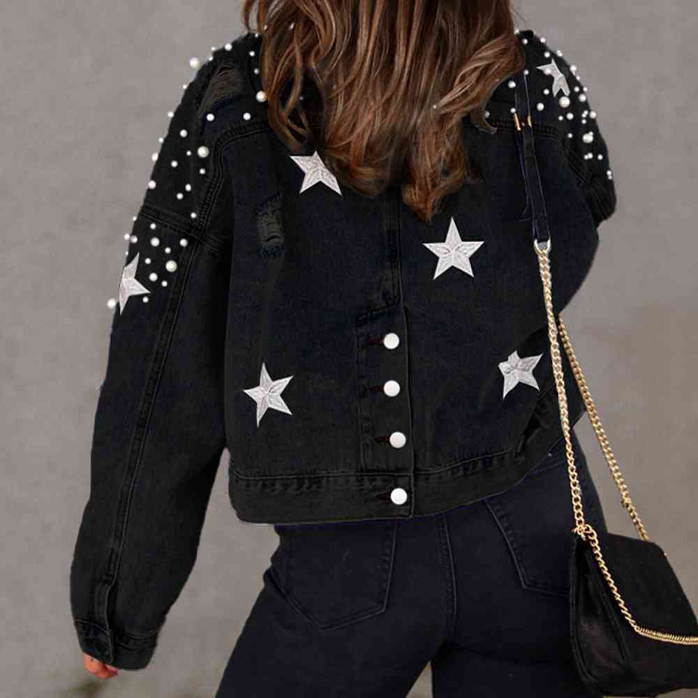 Stilla | Detail Denim Jakke