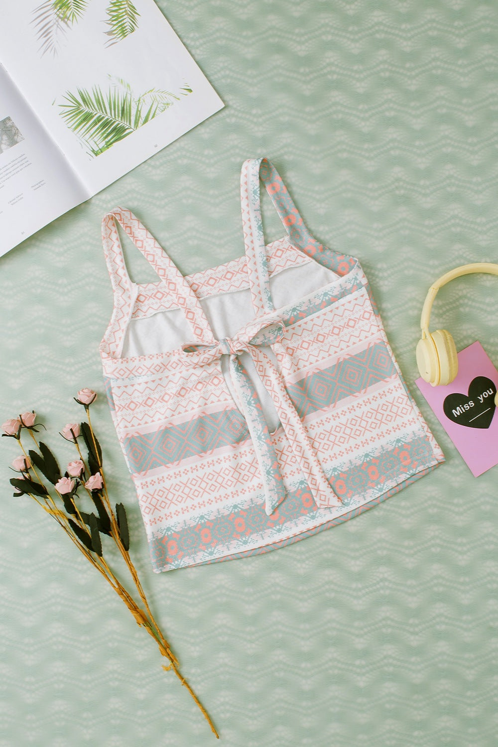 Stilla | Geometrisk firkantet hals Cami