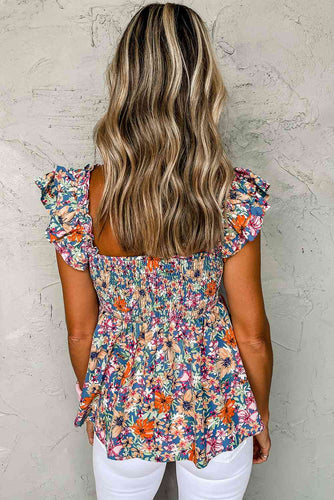 Stilla | Smocked Cap Sleeve Top