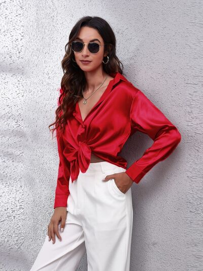 Stilla | Vaffel-strikket Bluse