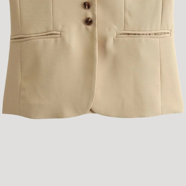 Stilla | Kvinders Skræddersyede Co Ord Sæt Vest Og Maxi Nederdel