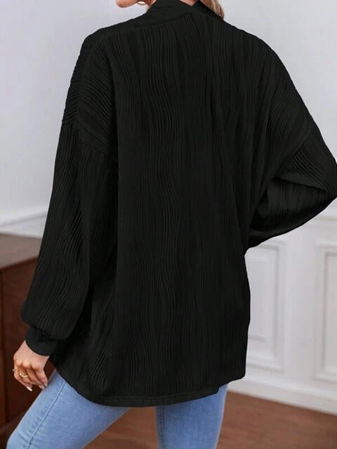 Stilla | Front Lantern Sleeve Cardigan