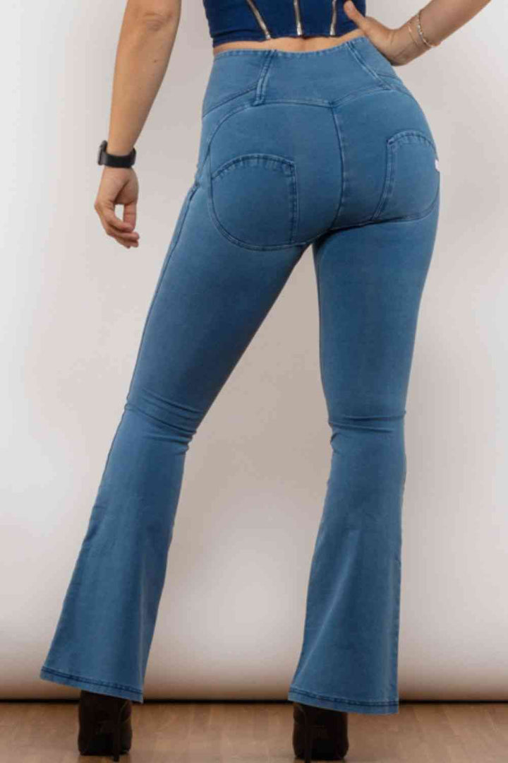 Stilla | Detaljeret Flare Lange Jeans