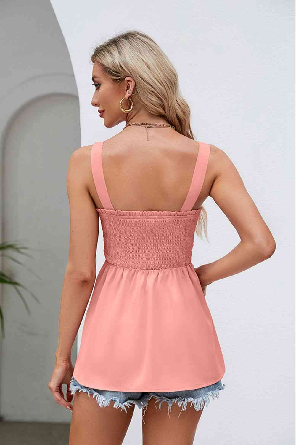 Stilla | Square Neck Babydoll Tank