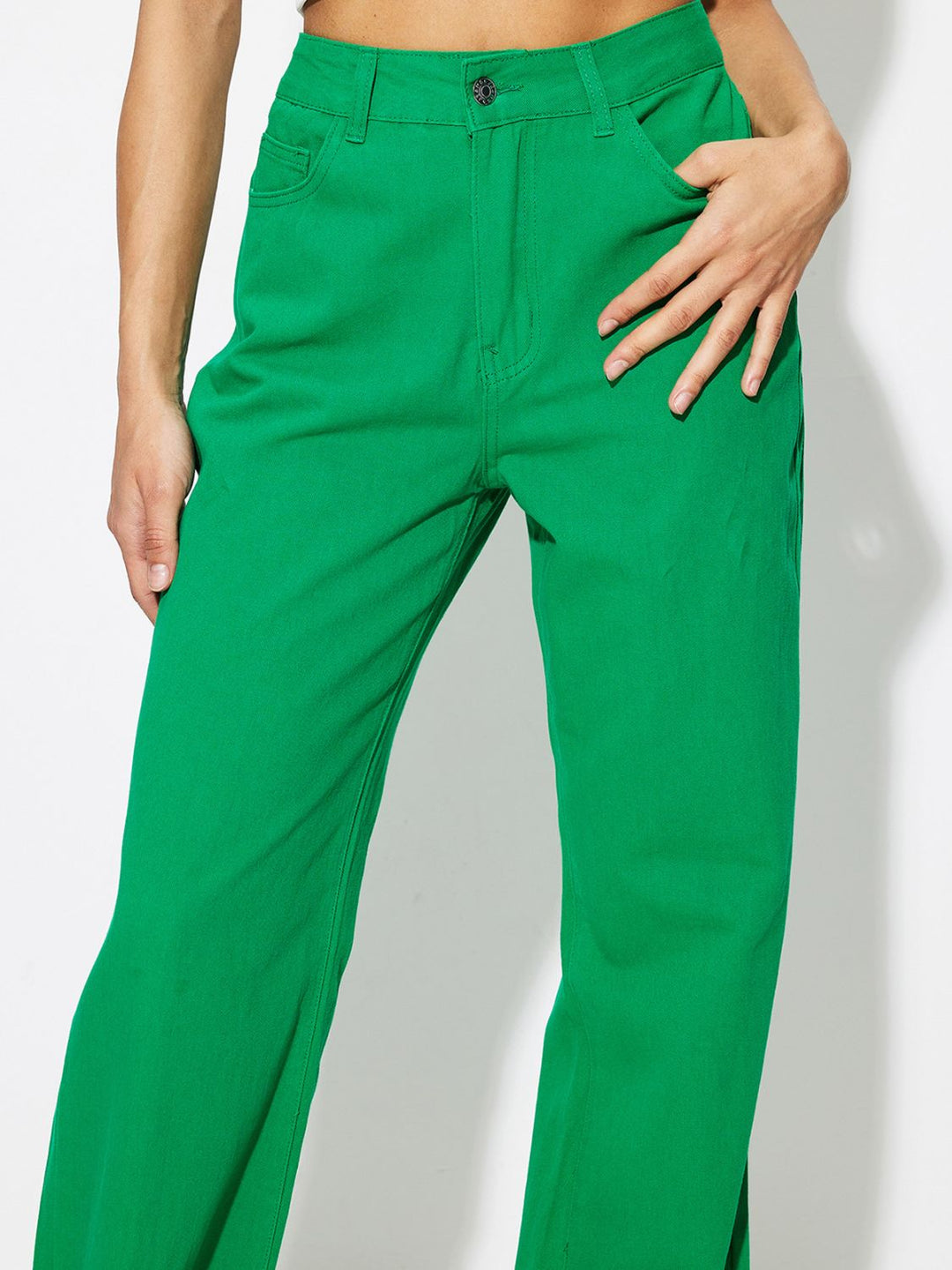 Stilla | Talje Jeans med Lommer