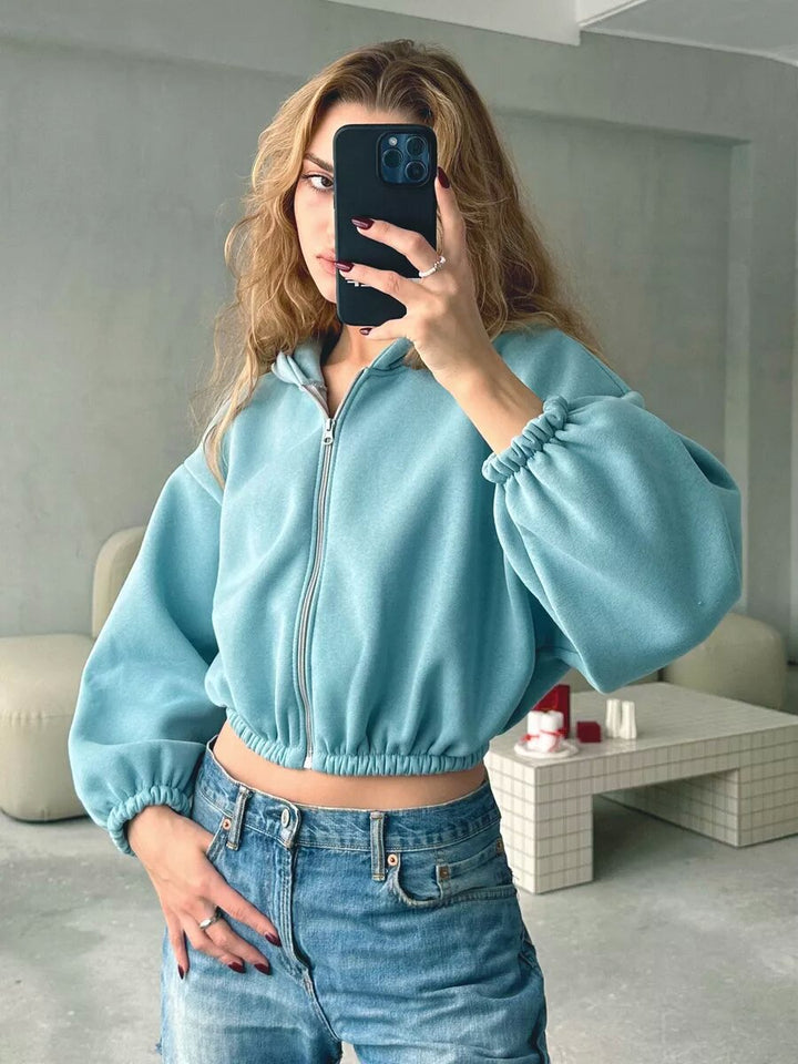 Stilla | Casual, Letvægts, Kort Sports Hoodie Jakke