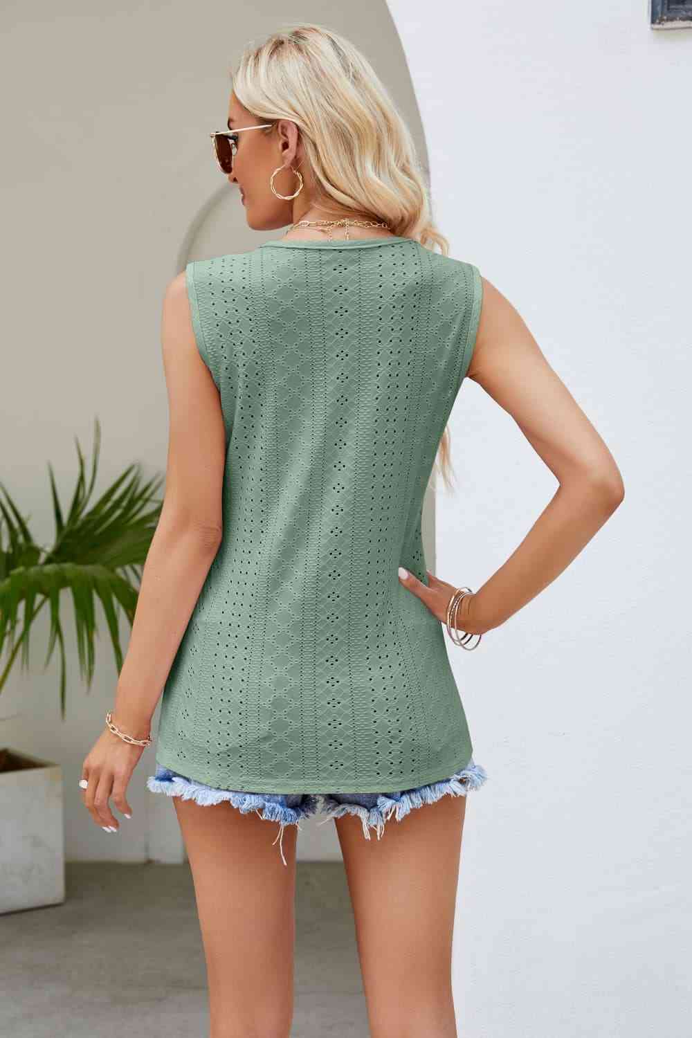 Stilla | Blonde V-hals Tank