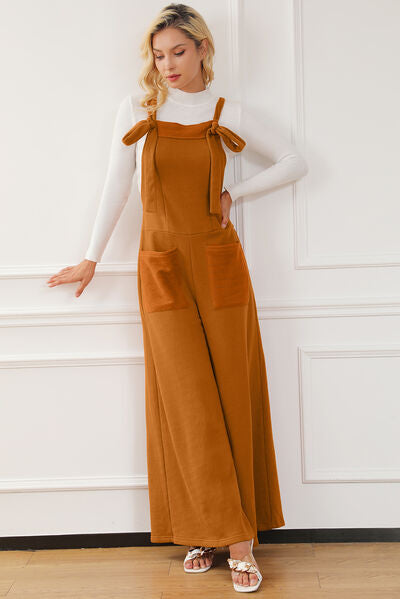 Stilla | Square Neck Wide Strap Jumpsuit