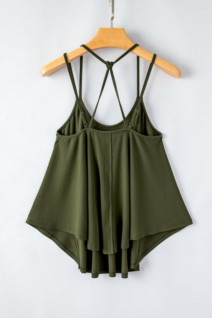 Stilla | Hals Dobbelt Spaghetti Strop Cami