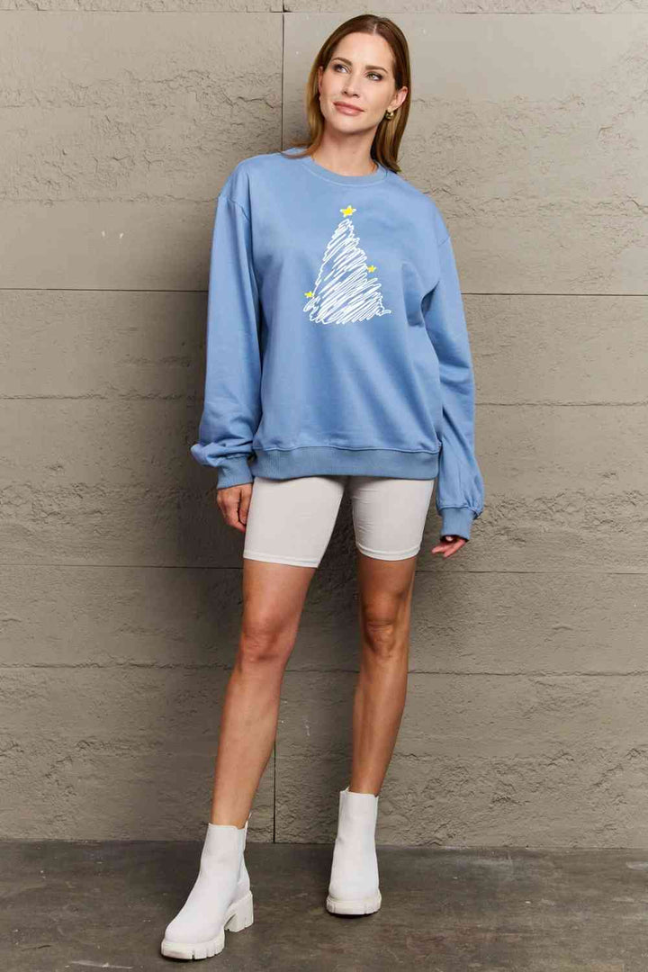 Stilla | Love Full Size Graphic Sweatshirt